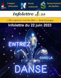 Infolettre Fête nationale 2023 SSJB Maurice